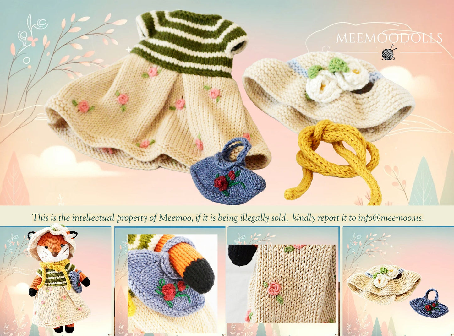 Knitting Animal Pattern: Lady Fox