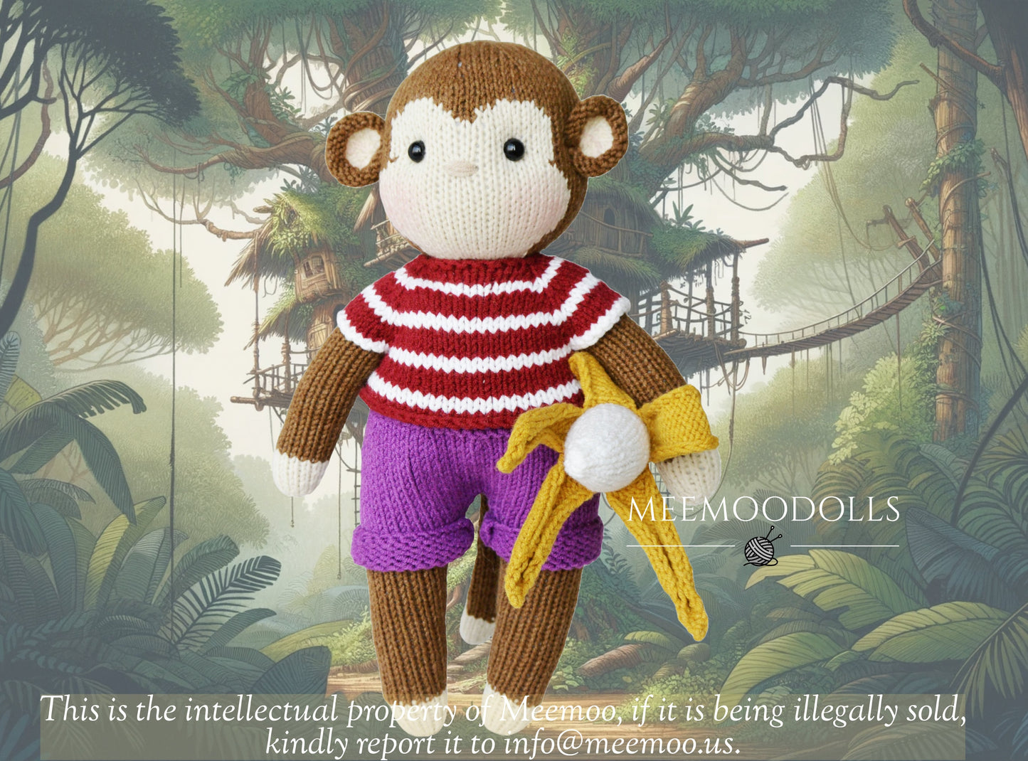 KOKO the Monkey Knitting Pattern