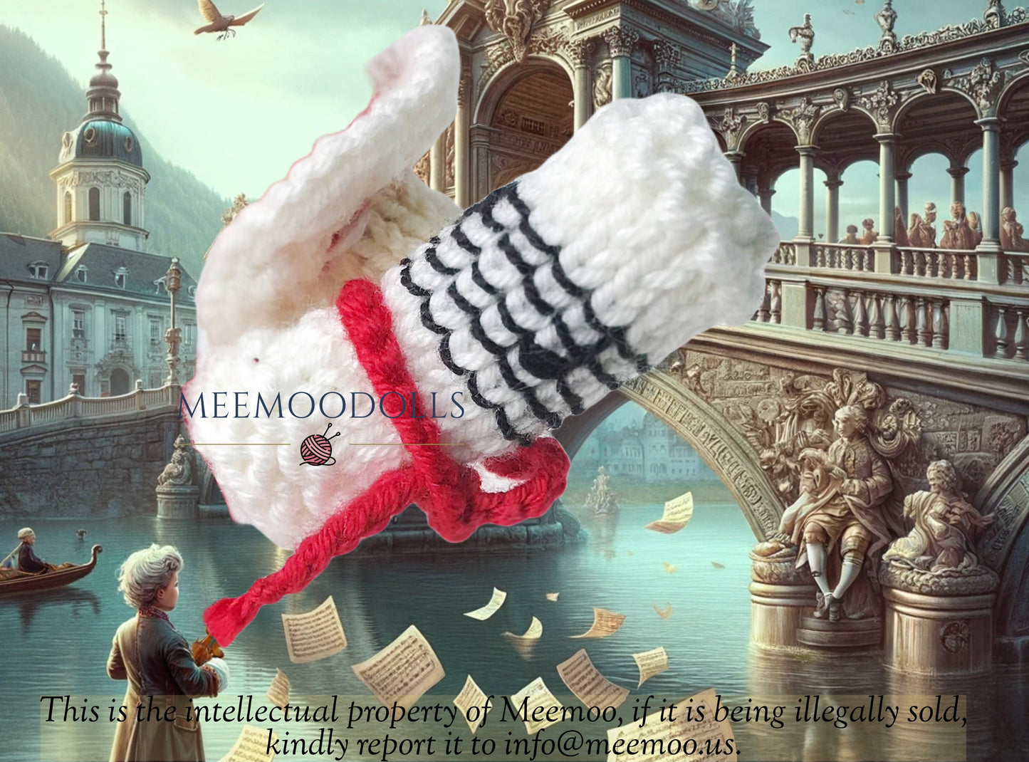 Legendary Wolfgang Amadeus Mozart Knitting pattern
