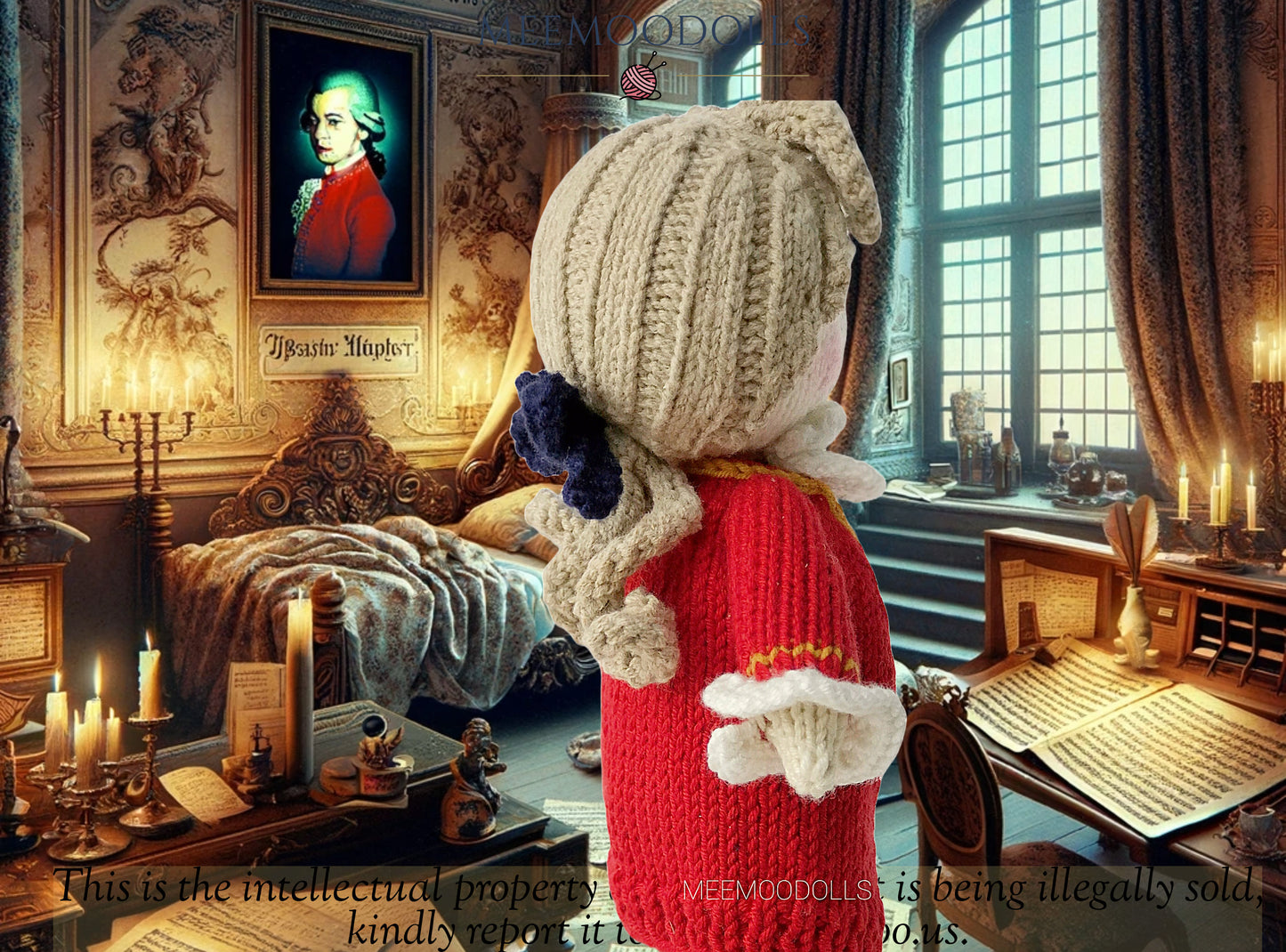 Legendary Wolfgang Amadeus Mozart Knitting pattern