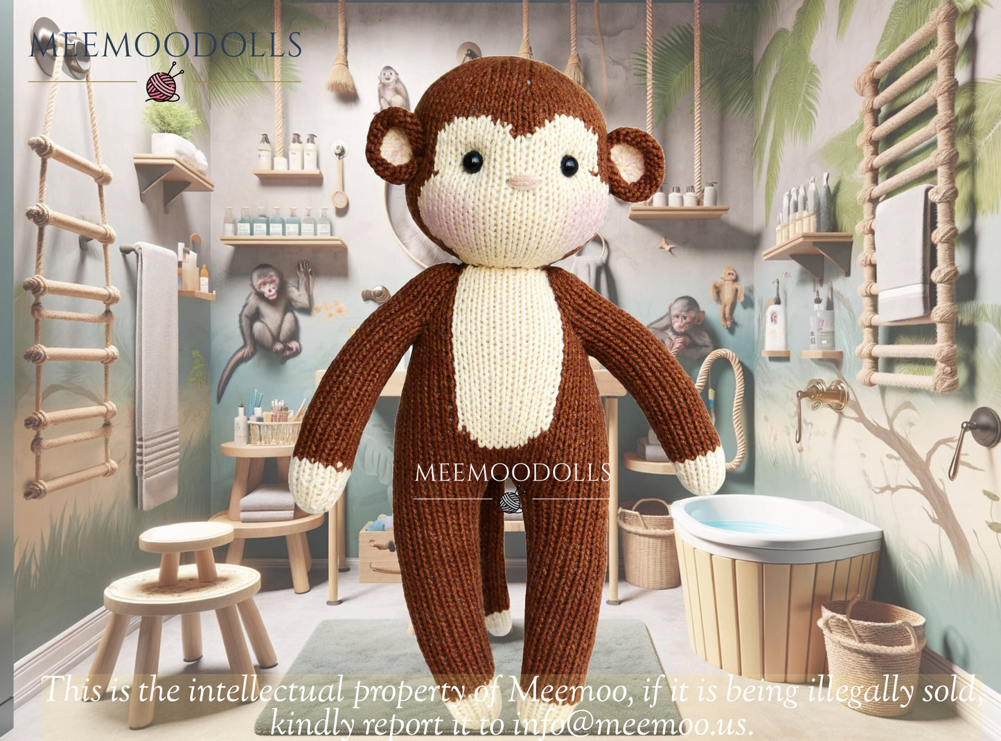 KOKO the Monkey Knitting Pattern
