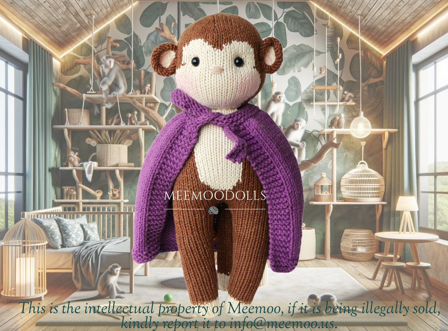 KOKO the Monkey Knitting Pattern