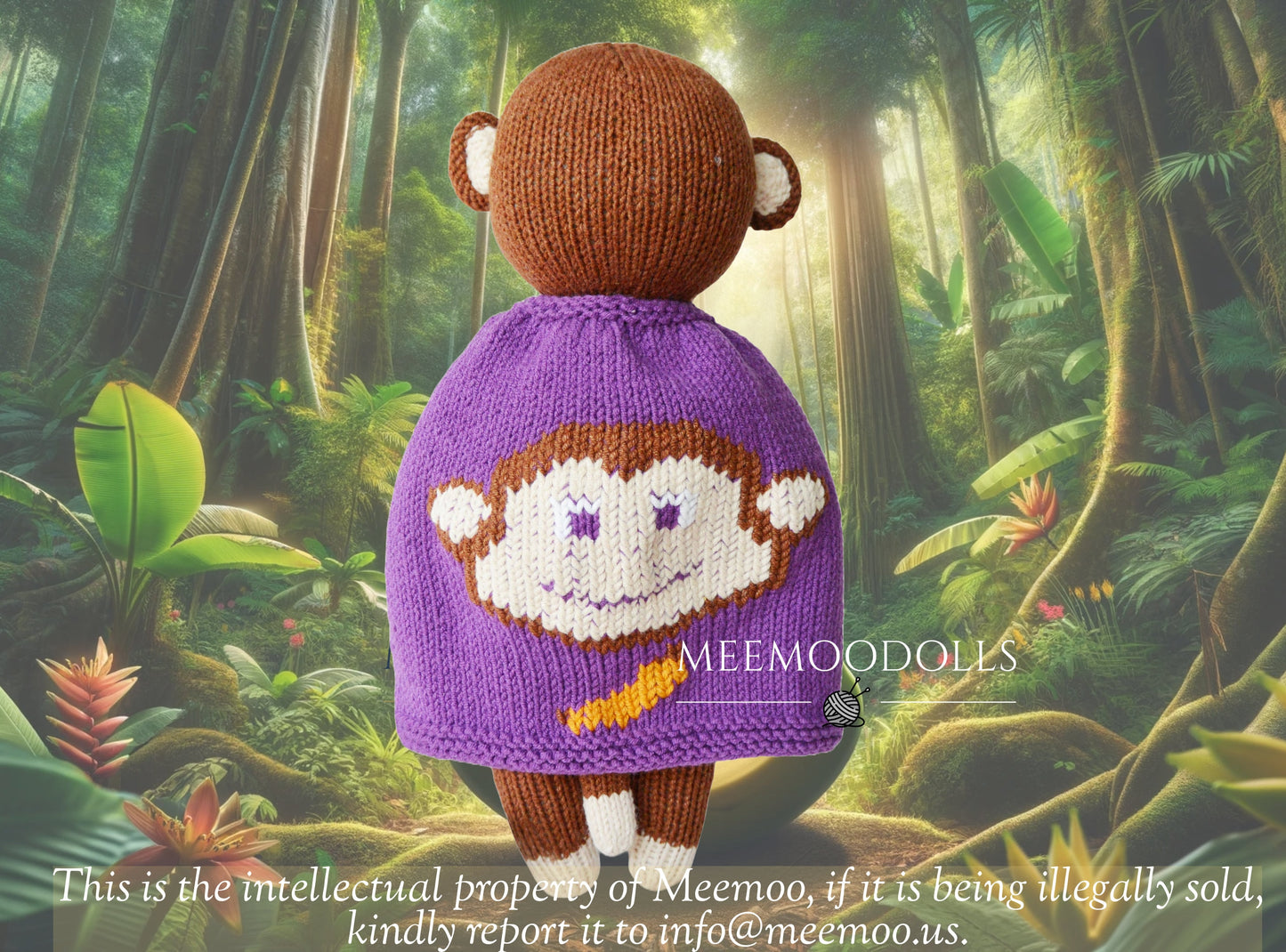 KOKO the Monkey Knitting Pattern
