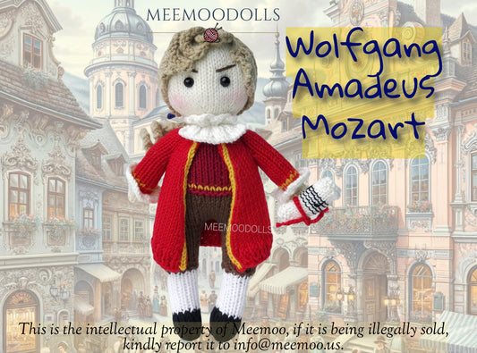 Legendary Wolfgang Amadeus Mozart Knitting pattern